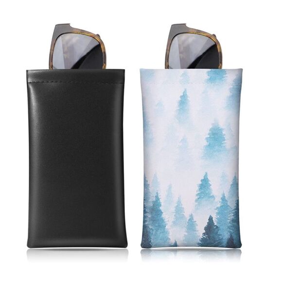 Black and Blue Tree Sunglasses Case - 2 pack - Picture 1 of 4